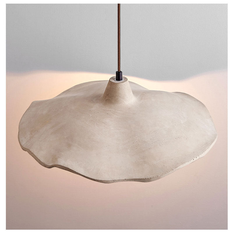 Wabi Sabi Pendant Lamp Cement Chandelier Bedside Lighting
