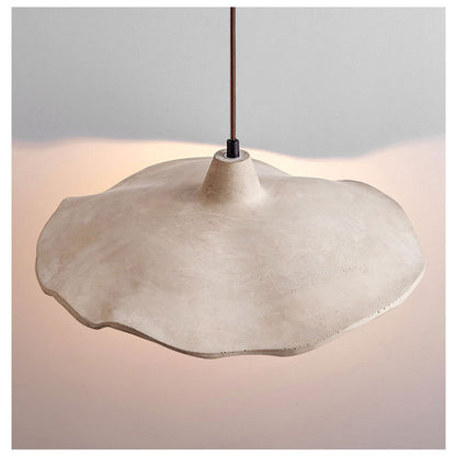 Wabi Sabi Pendant Lamp Cement Chandelier Bedside Lighting
