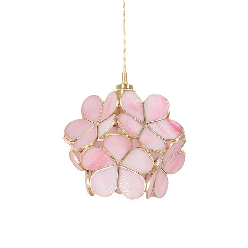 Luxury-style girl's bedside bedroom petal chandelier