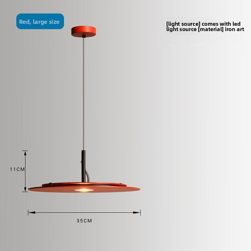 Nordic Minimalist Flying Saucer LED Chandelier