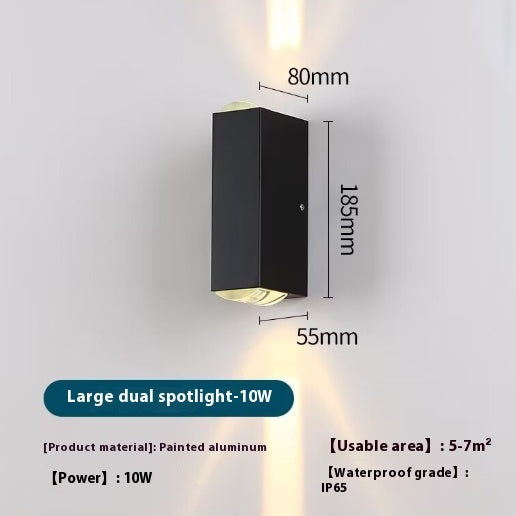 Double-Head Outdoor Wall Lamp
