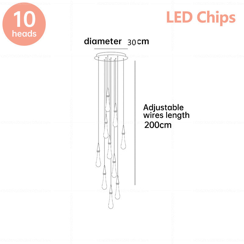 Modern Minimalist LED Chandelier