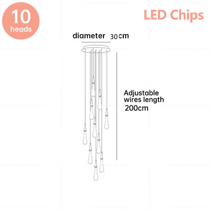 Modern Minimalist LED Chandelier