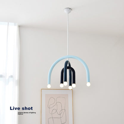 Scandinavian Retractable LED Chandelier for Home