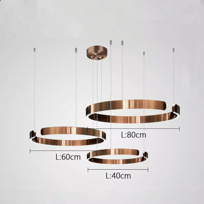 Fashion Bedroom Golden Stainless Steel Light Fixture