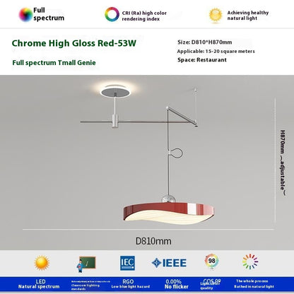 Flying Saucer Rocker Arm Chandelier