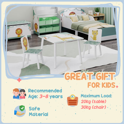 3-Piece Kids Table & Chair Set
