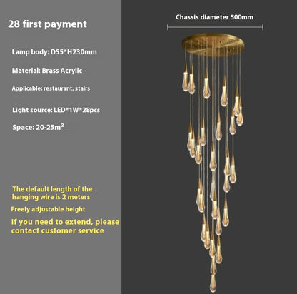 Modern Minimalist LED Chandelier