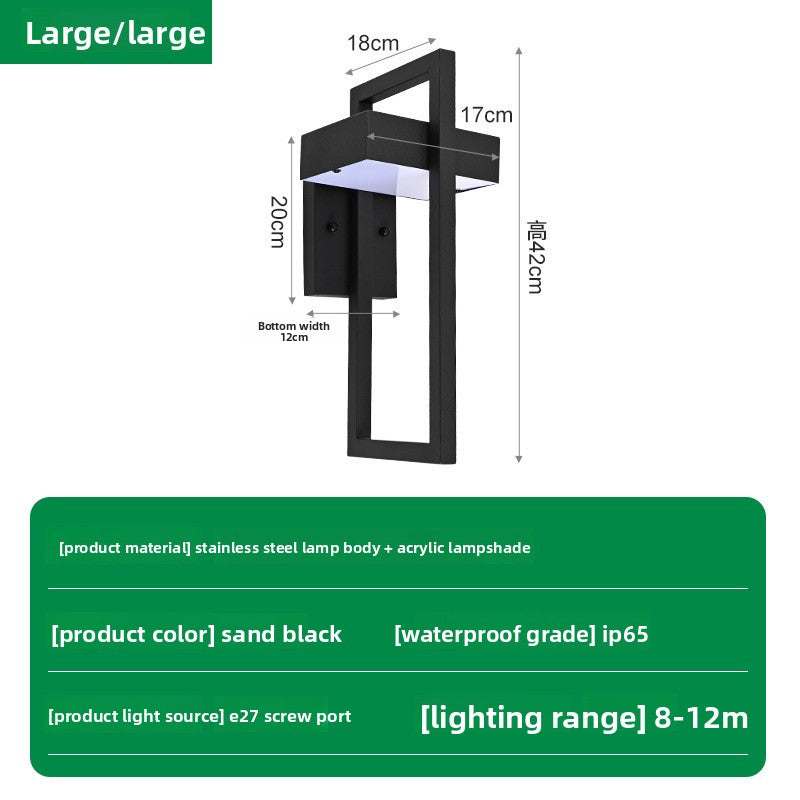 Outdoor wall lamp