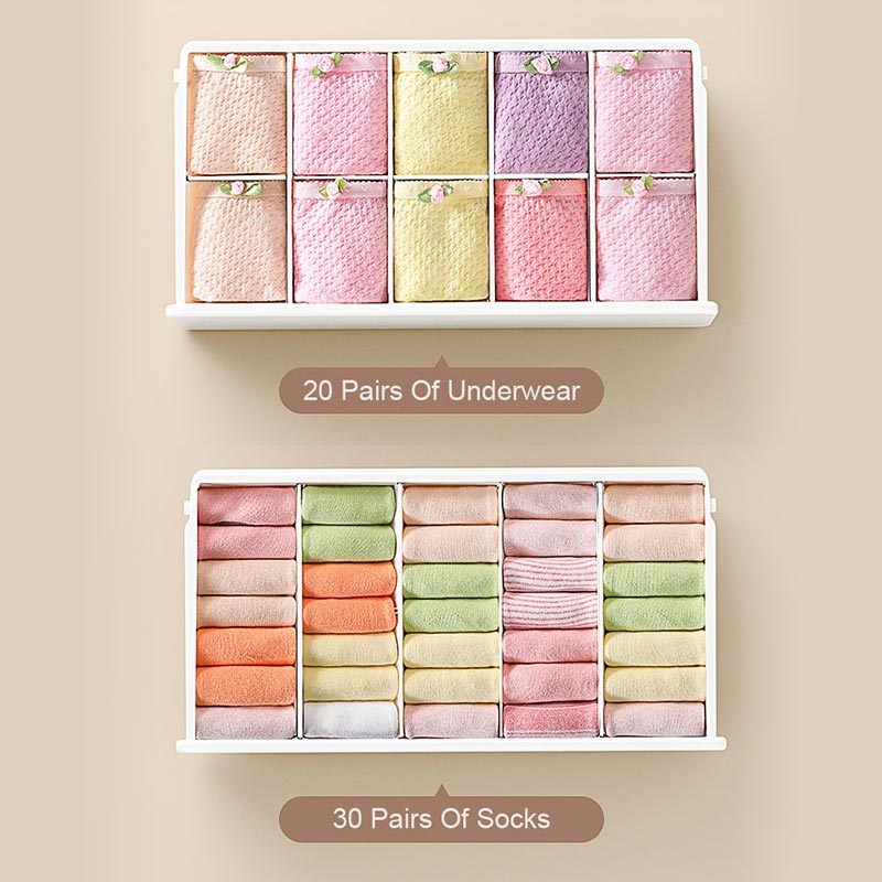 Underwear Storage Box Drawer Type Household Hanging Storage
