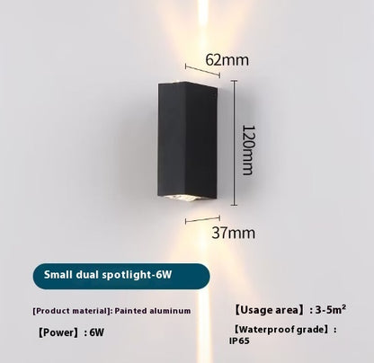 Double-Head Outdoor Wall Lamp