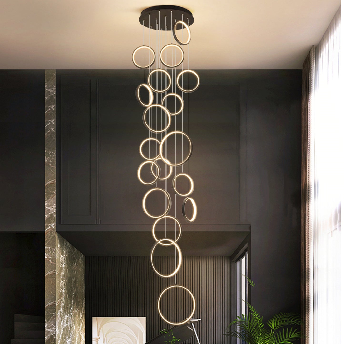 Modern Loft Chandelier