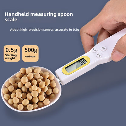 Electronic Kitchen Scale with Spoon