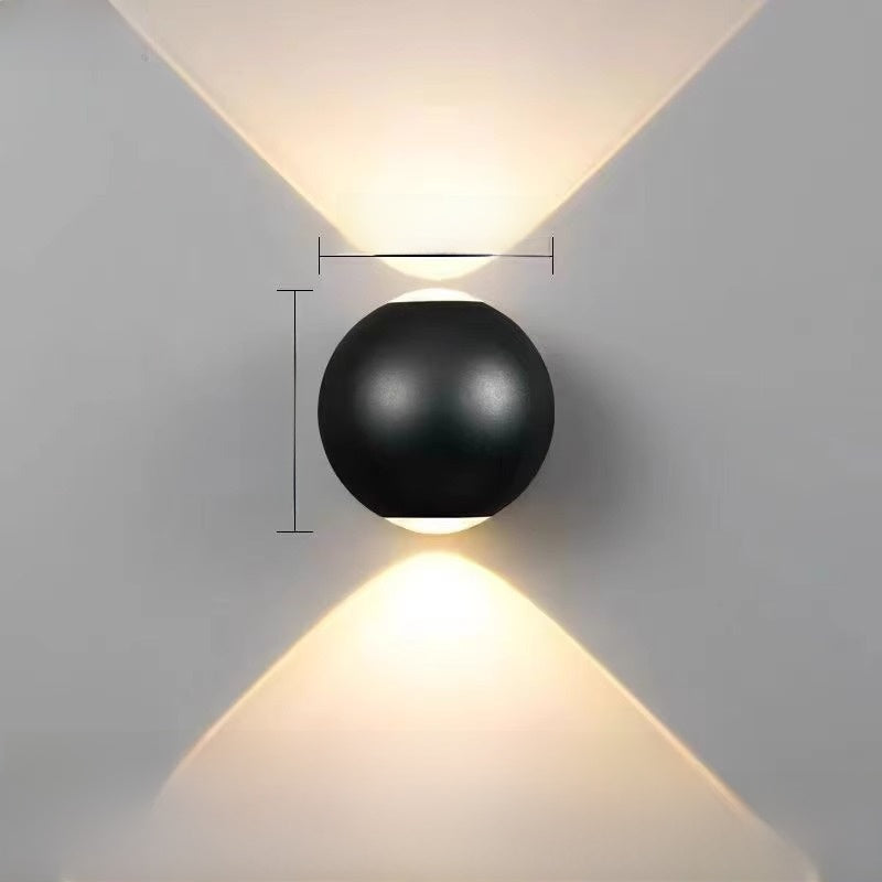 Cross-Border Waterproof Outdoor LED Wall Lamp